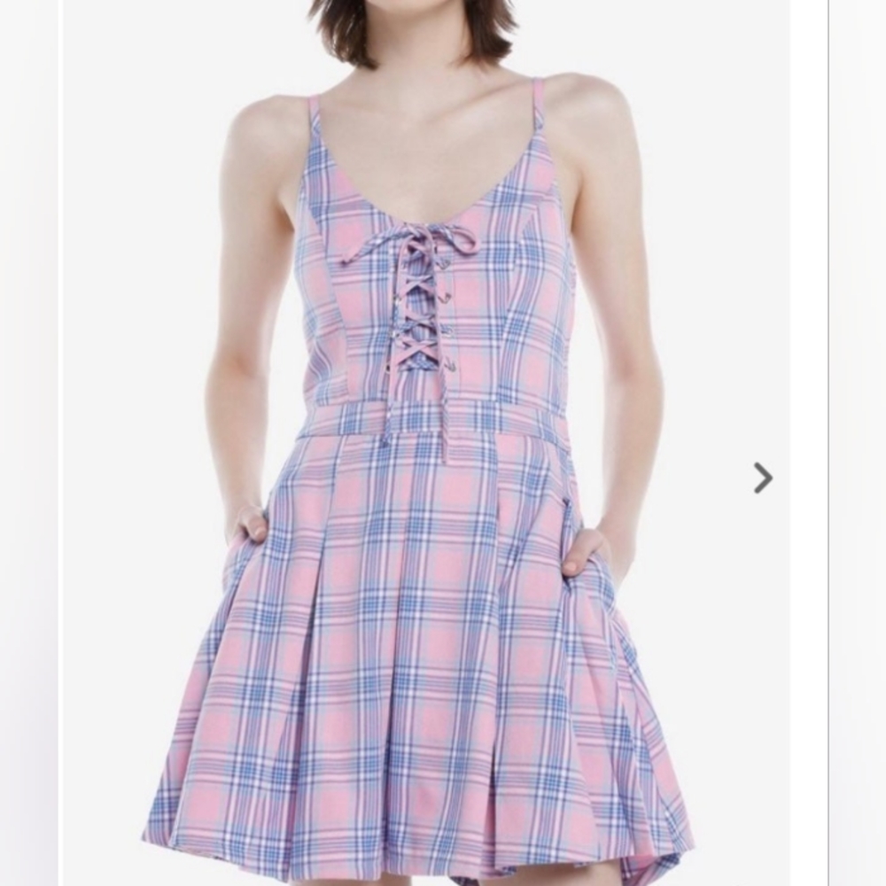 Hot Topic Plaid Dress